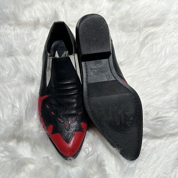 Mootsie Tootsie Color Block Western Genuine leather Shoe Boots Size 9.  B79 - Picture 9 of 9